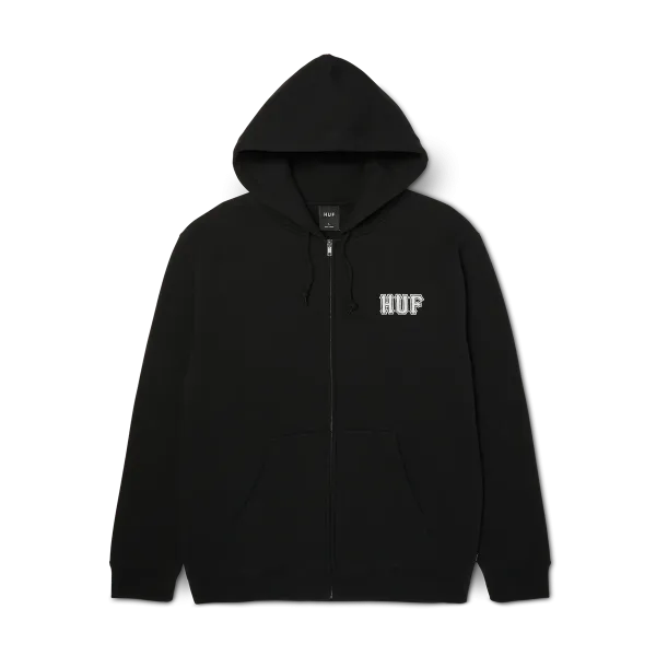 Зіп HUF HO25 Classic logo black