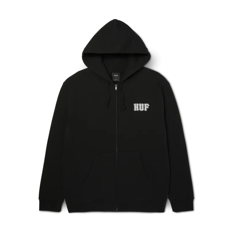 Зіп HUF HO25 Classic logo black