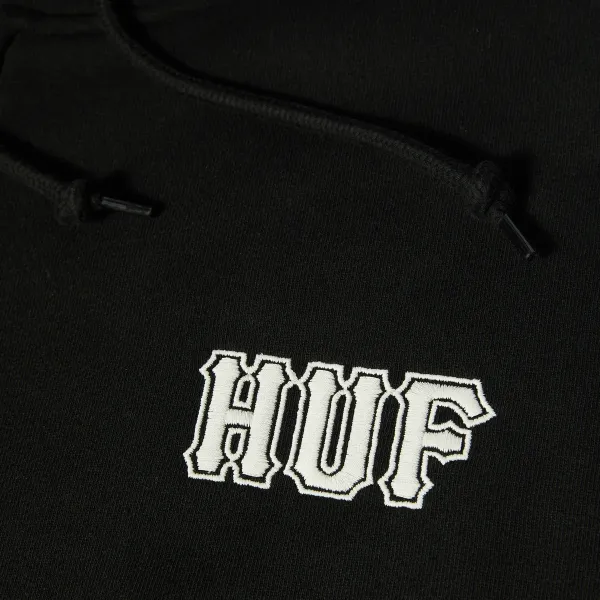Зіп HUF HO25 Classic logo black