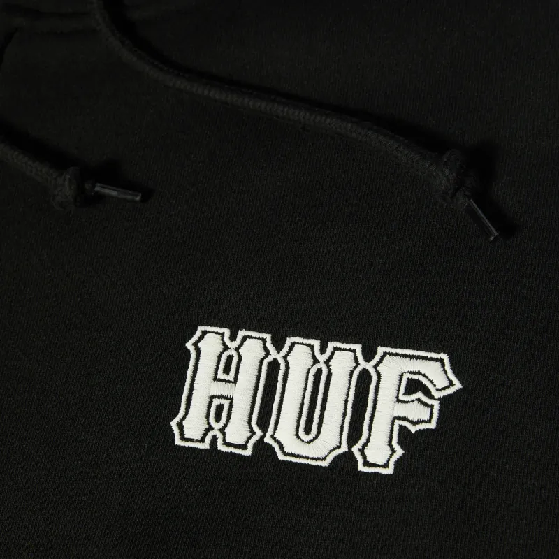 Зіп HUF HO25 Classic logo black