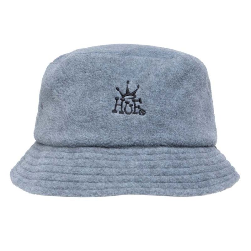 HUF Crown polar fleece steel grey