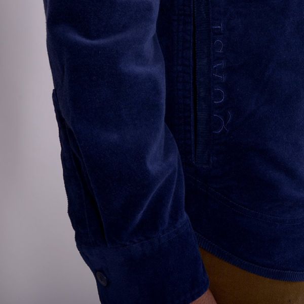 Вельветовая куртка Quasi Corduroy shirt jacket navy