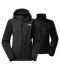Жіноча куртка The North Face Thermoball triclimate jacket black grey Жіноча куртка The North Face Thermoball triclimate jacket black grey