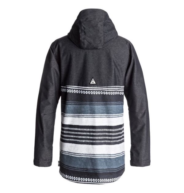 Snowboard jacket DC Merchant poncho stripe