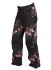 Woman's pants Volkl Nanga black print Woman's pants Volkl Nanga black print