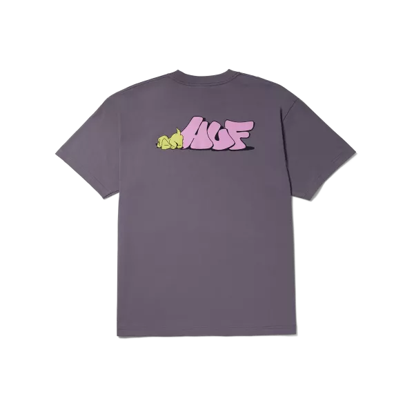 Футболка HUF HO24 Dog Sense tee light plum