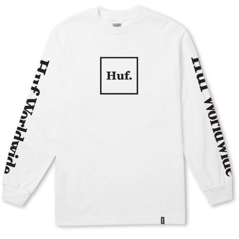 Longsleeve HUF Domestic ls tee white