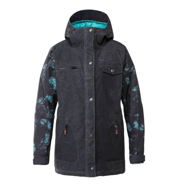 Женская сноубордическая куртка DC Falcon caviar Женская сноубордическая куртка DC Falcon caviar