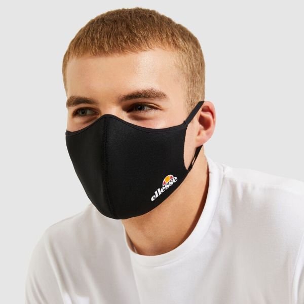 Ellesse Q3FA21 Palsito 3 Pk Face Covering black 3шт Ellesse Q3FA21 Palsito 3 Pk Face Covering black 3шт