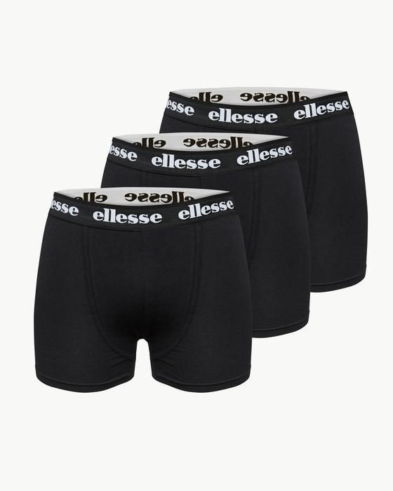 Комплект мужских трусов 3 пары Ellesse Hali 3Pk boxers black Комплект мужских трусов 3 пары Ellesse Hali 3Pk boxers black