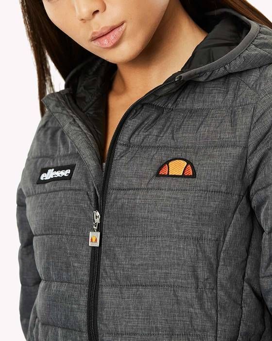 Woman's jacket Ellesse Lompard Padded grey grindle Woman's jacket Ellesse Lompard Padded grey grindle