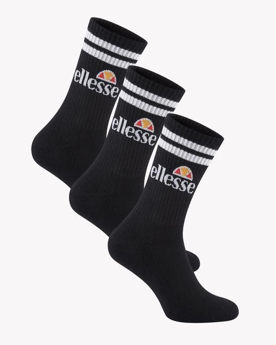 Носки Ellesse Pullo Q3FA21 3PK black Носки Ellesse Pullo Q3FA21 3PK black