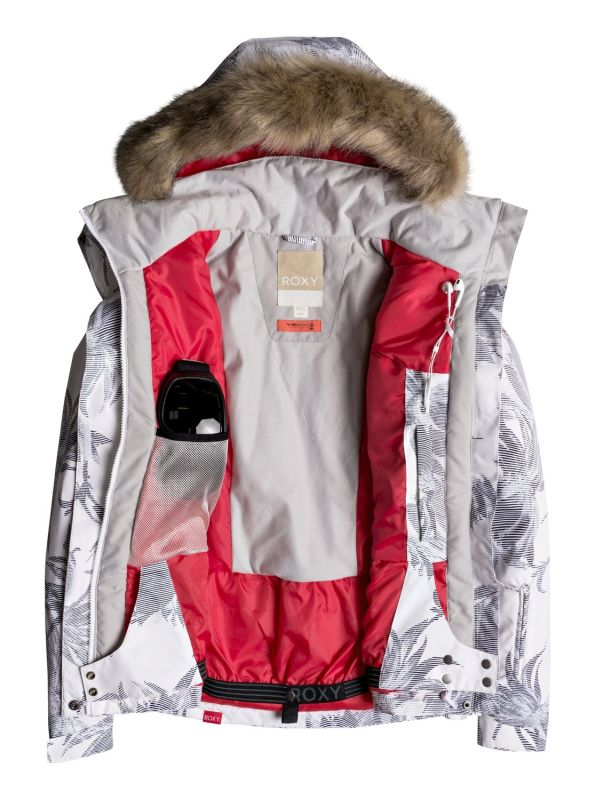 Женская куртка Roxy Jet jacket bright white Женская куртка Roxy Jet jacket bright white