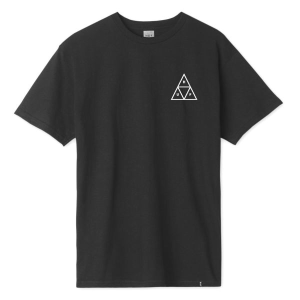 HUF SP22 Essentials TT tee black HUF SP22 Essentials TT tee black