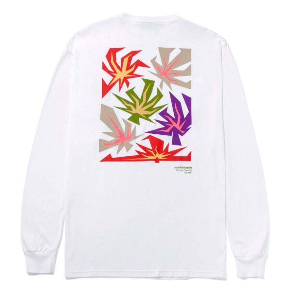 Longsleeve HUF HO22 Funny feeling white