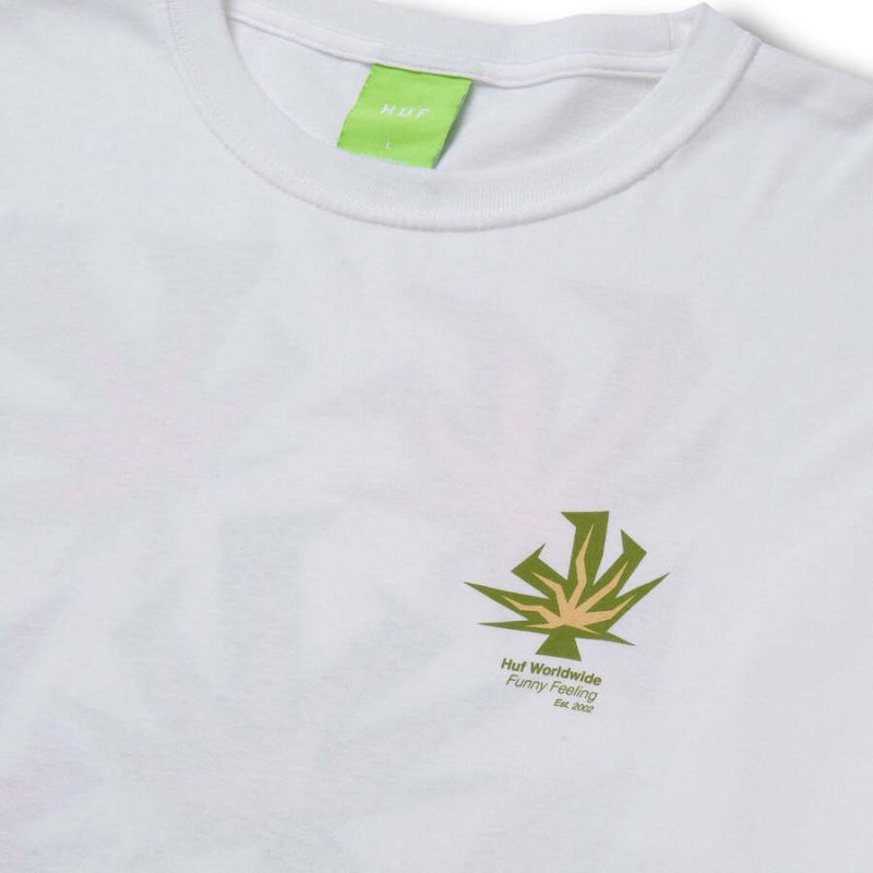 Longsleeve HUF HO22 Funny feeling white