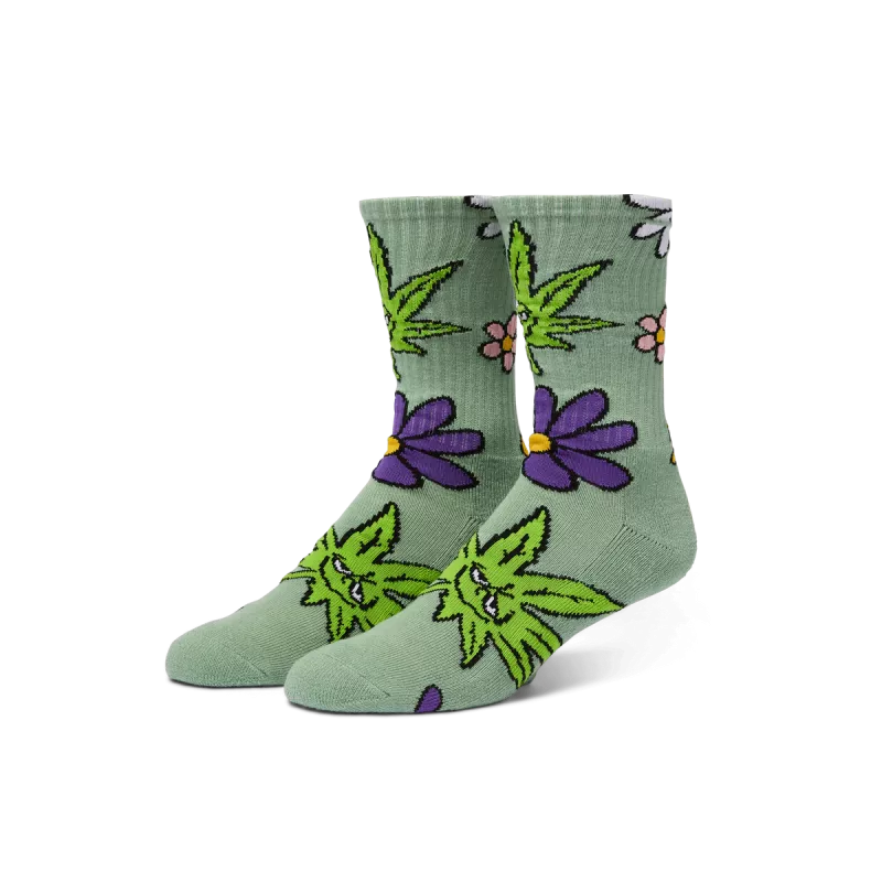 Носки HUF SP25 Green Buddy Allergies basil