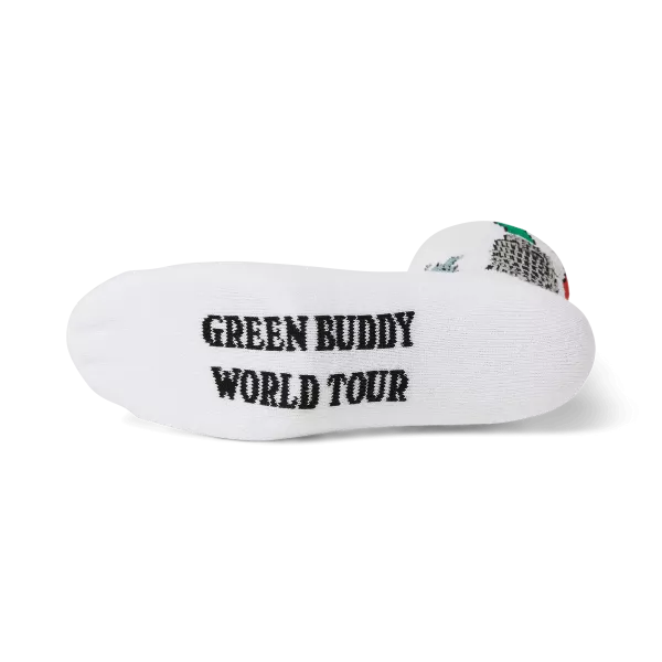 Носки HUF FA25 Green Buddy Tourist white