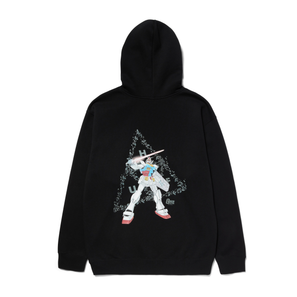 HUF SP24 Gundam TT hoodie black