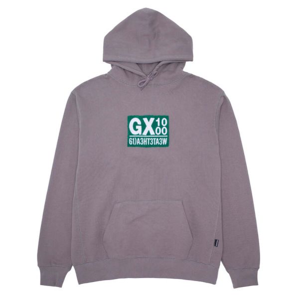 Худи GX1000 HO22 61 logo hoodie silver Худи GX1000 HO22 61 logo hoodie silver