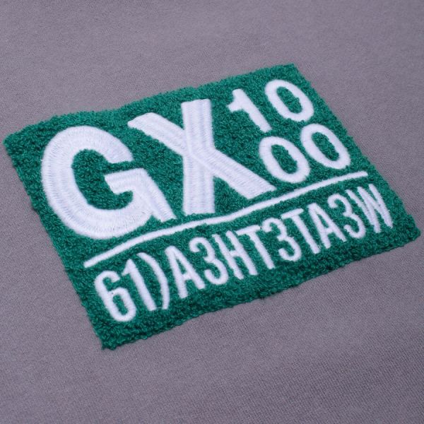 Hoodie GX1000 HO22 61 logo silver