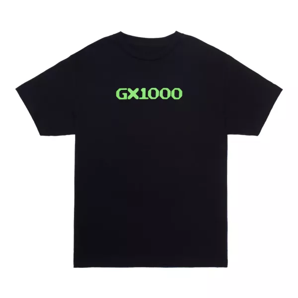 Футболка GX1000 SU25 OG Logo black green Футболка GX1000 SU25 OG Logo black green
