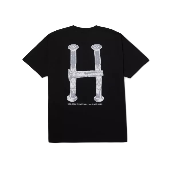 Футболка HUF X Bronze HO24 H Bolts TT black