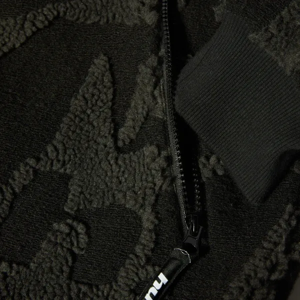 Шерпа HUF SP26 H Star Repeat High Pile jacket black