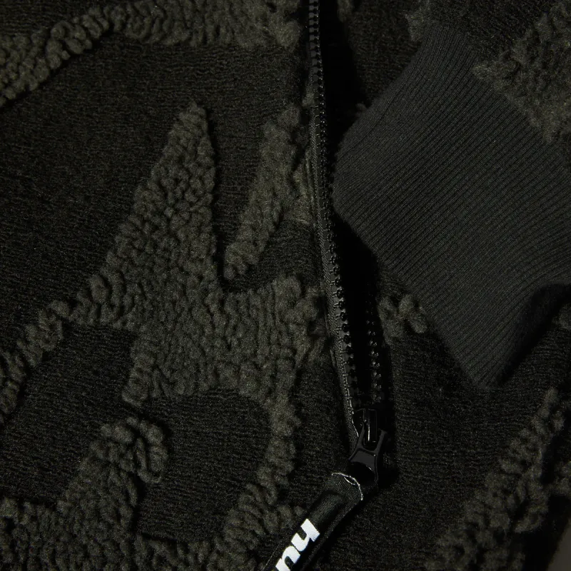 Шерпа HUF SP26 H Star Repeat High Pile jacket black