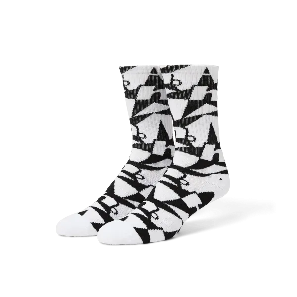 Шкарпетки HUF HO25 H Star Repeat Sock white