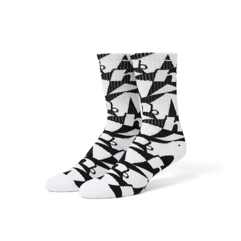 Шкарпетки HUF HO25 H Star Repeat Sock white