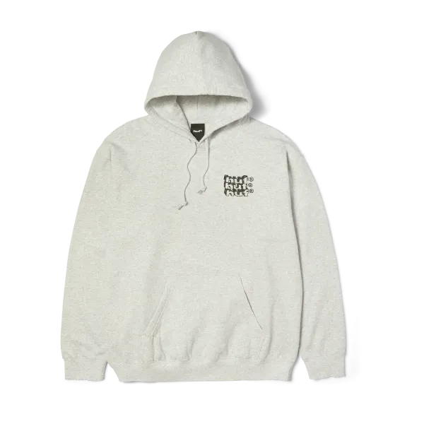 Худі HUF SU26 Hand Stacked heather grey