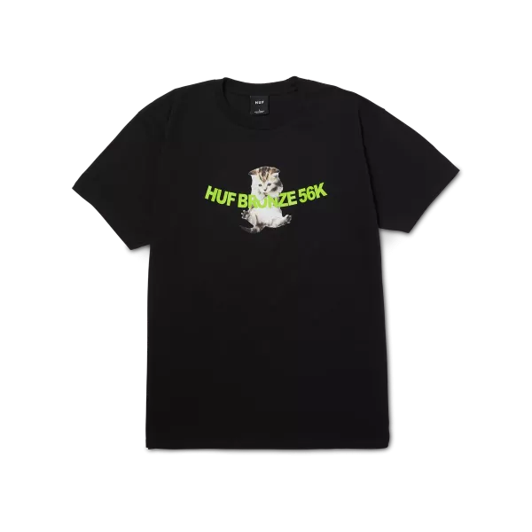 HUF X Bronze HO24 Hang in There tee black HUF X Bronze HO24 Hang in There tee black