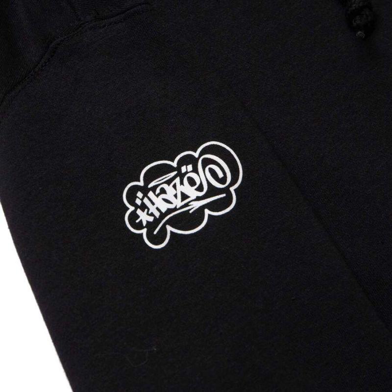 Hoodie HUF SP21 Haze brush black