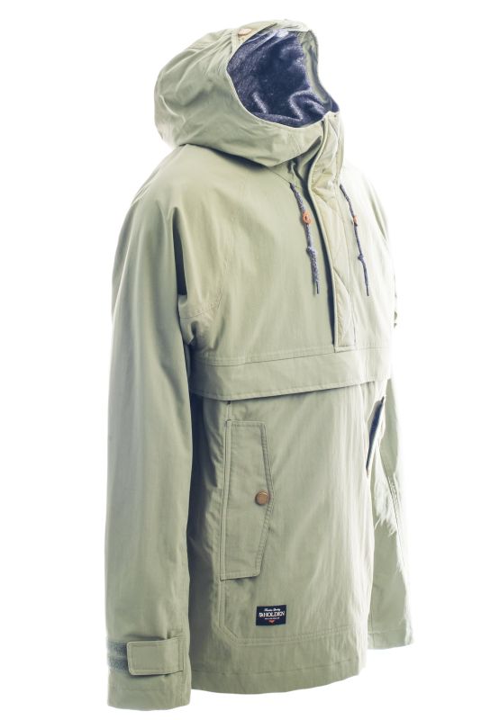 Сноубордична куртка-анорак Holden M's Scout side zip jacket sage