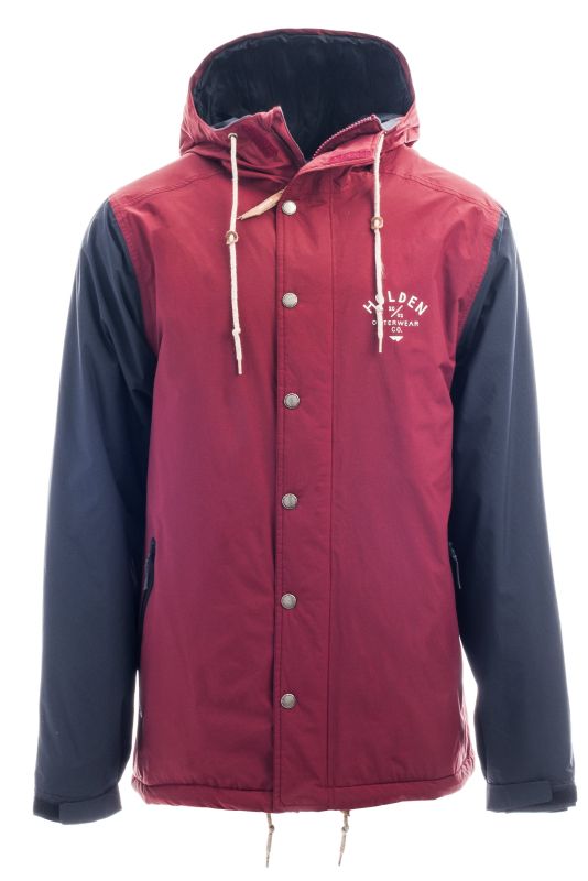 Сноубордическая куртка Holden M's Team jacket camp maroon black Сноубордическая куртка Holden M's Team jacket camp maroon black