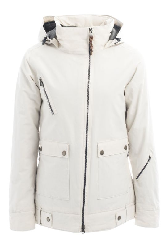 Женская сноубордическая куртка Holden W's Rambler Moto jacket bone Женская сноубордическая куртка Holden W's Rambler Moto jacket bone