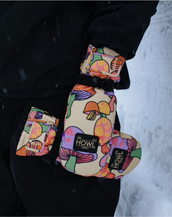 Сноубордические варежки Howl Fairbanks 23 Mitt mushrooms