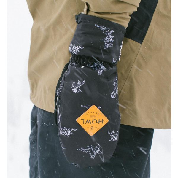 Howl Indy 2 black mittens