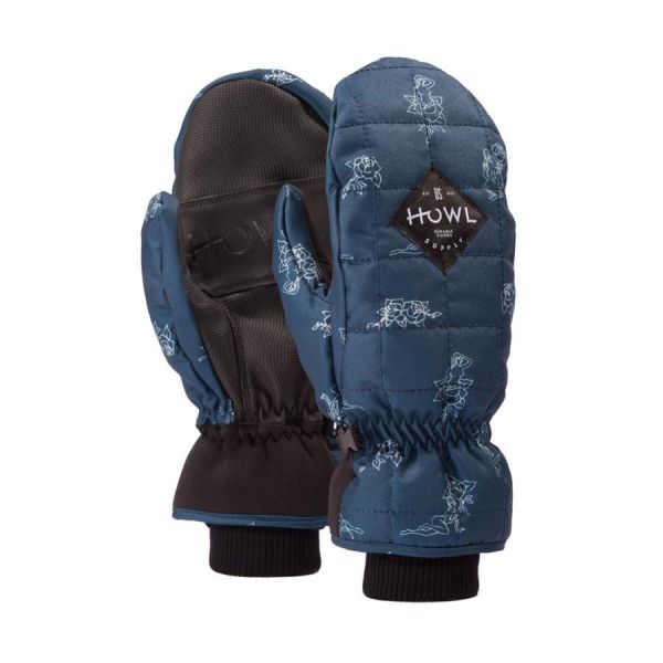 Howl Jed blue mittens Howl Jed blue mittens