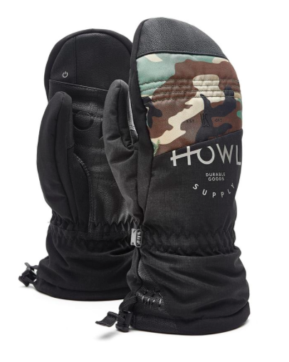 Сноубордические варежки Howl Team Mitt black Сноубордические варежки Howl Team Mitt black