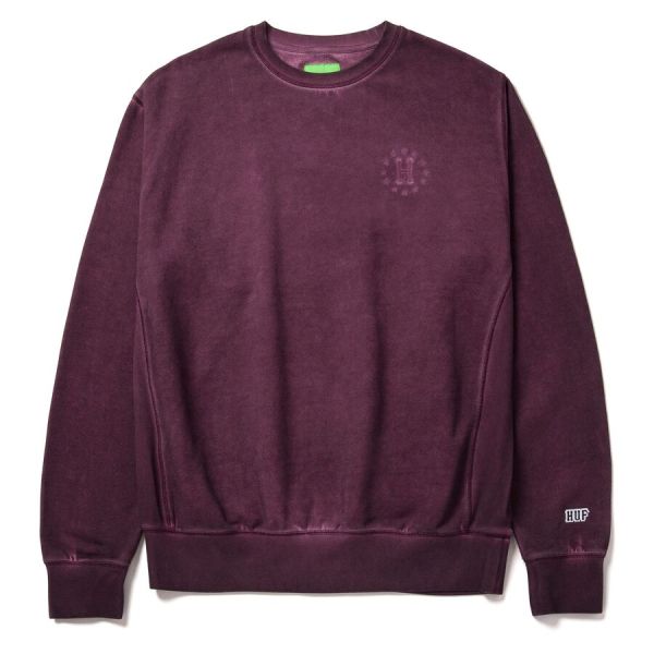 Sweatshirt HUF FA22 12 Galaxies Faded wine Sweatshirt HUF FA22 12 Galaxies Faded wine