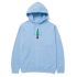 Hoodie HUF FA22 Basement beanbag hoodie light blue Hoodie HUF FA22 Basement beanbag hoodie light blue