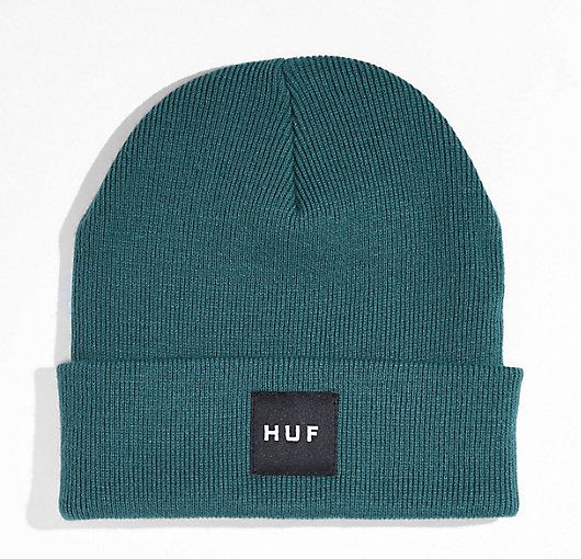 HUF FA22 Box logo beanie sycamore