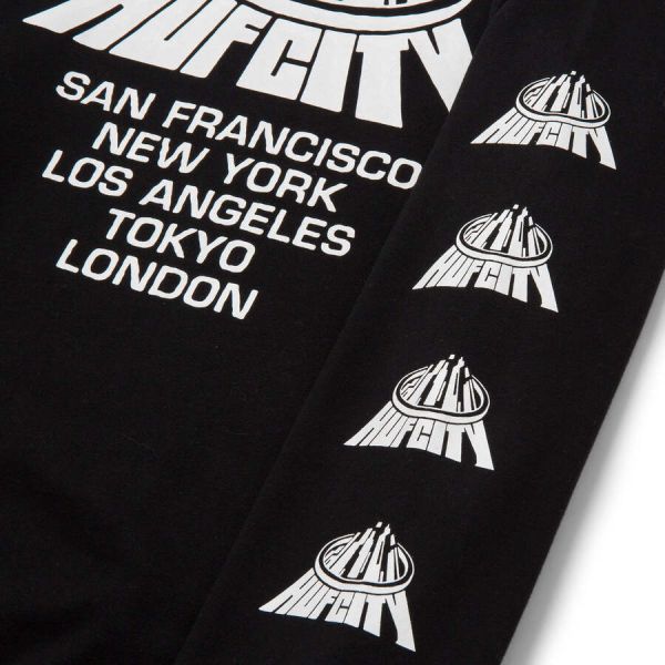 Sweatshirt HUF HO22 City crewneck black