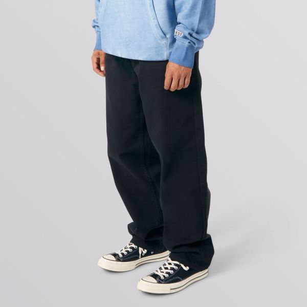 Джинсы HUF SP23 Cromer pant black