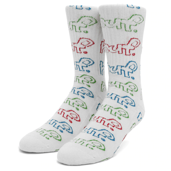 HUF SP22 Drop out sock white HUF SP22 Drop out sock white
