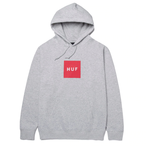 Hoodie HUF SP22 Essentials box logo pullover athletic heather Hoodie HUF SP22 Essentials box logo pullover athletic heather