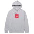 Худі HUF SP22 Essentials box logo pullover athletic heather Худі HUF SP22 Essentials box logo pullover athletic heather