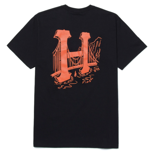 HUF SP22 Golden Gate Classic H tee black